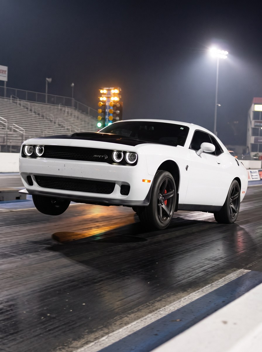 The same Hellcat rebuilt as a Wheelie poster